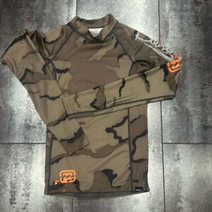 Camo Long Sleeve Kids Shirt
